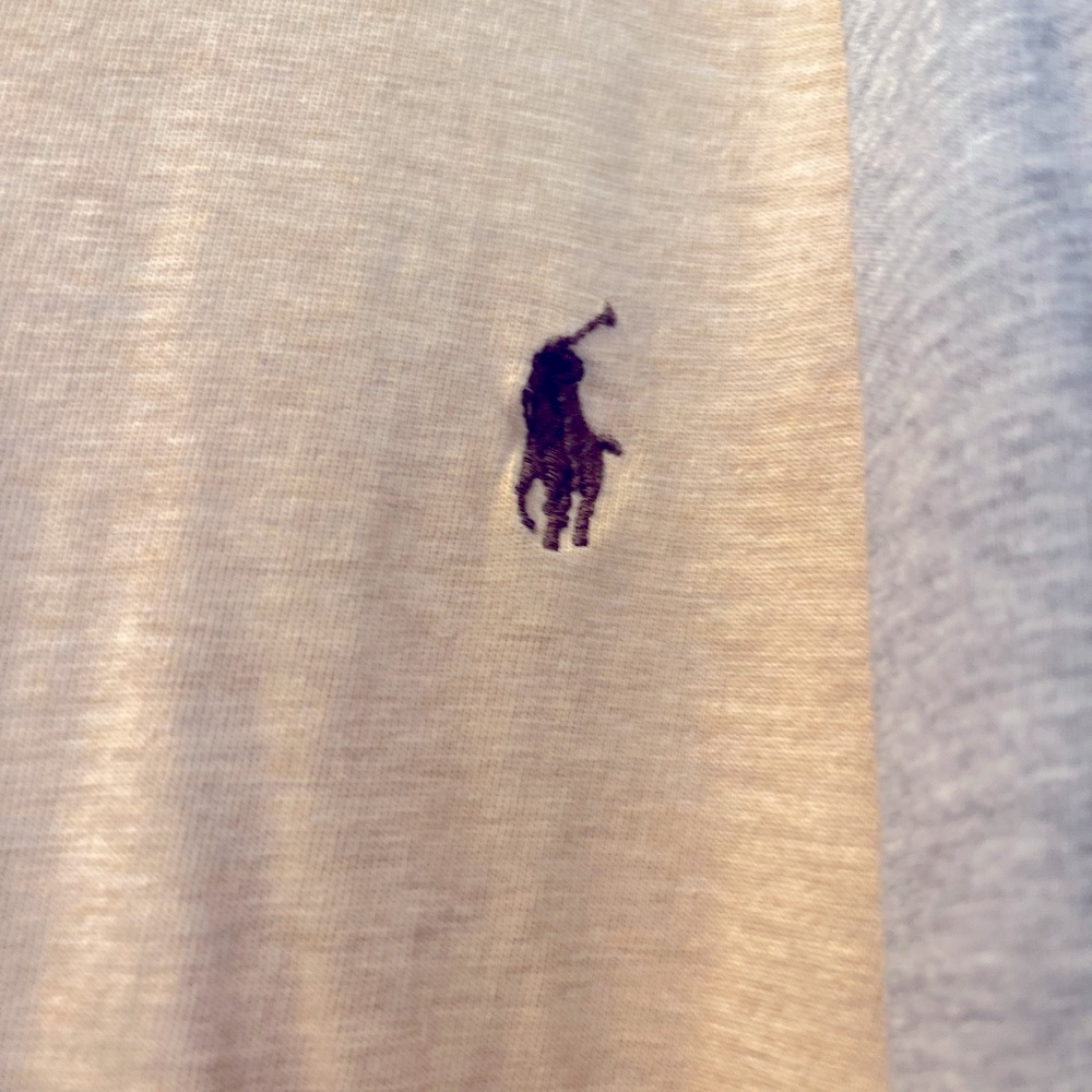 Polo by Ralph Lauren Men's Gray and Tan T-Shirts - Picture 2 of 5